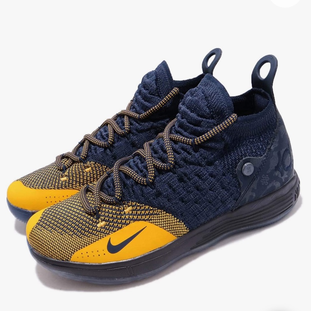 Nike Zoom KD 11 Navy Blue Gold 6Y EU38.5